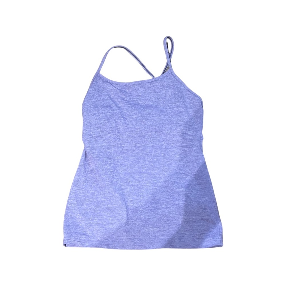 Lululemon purple workout tank top size 6